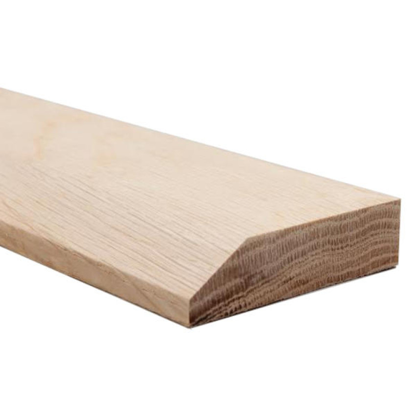 Solid Oak Chamfered Architrave Set Unfinished